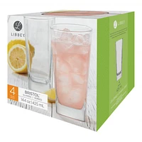 Libbey Bristol Cooler Glasses - 425ml - 4 pieces