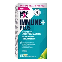 COLD-FX Immune+ Vegetarian Capsules - 45's