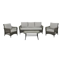 Global Leisure Durham Park Patio Furniture Set - Grey - 4 piece