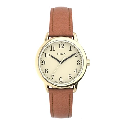 Timex Easy Reader Wristwatch - Brown/Gold-Tone - TW2V692009J