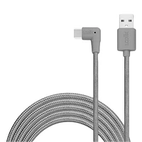 Logiix Piston Connect XL90 USB-C Cable - Graphite - LGX12615