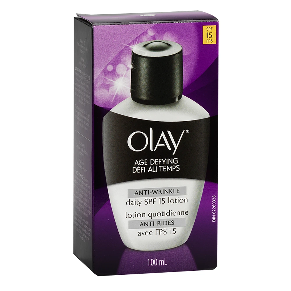 Olay Age Defying Anti-Wrinkle Daily Lotion - SPF 15 - 100ml