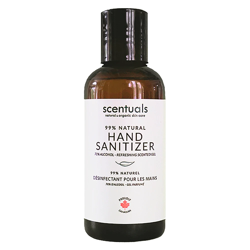 Scentuals 100% Natural Hand Sanitizer Gel - Refreshing - 120ml