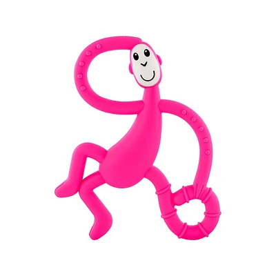 Matchstick Monkey Teether - Dancing Monkey - Pink