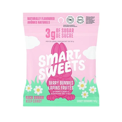 SmartSweets Berry Bunnies Gummy Candy - 50g