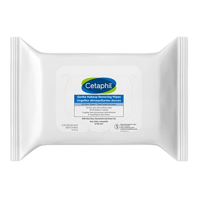Cetaphil Gentle Makeup Removing Wipes - All Skin Types - 25s
