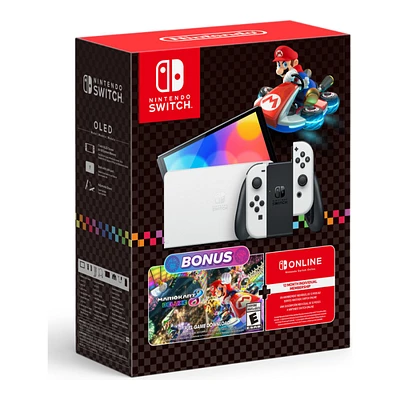 Nintendo Switch OLED Mario Kart 8 Deluxe Bundle - HCGSKAASB