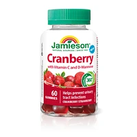 Jamieson Cranberry Gummies with Vitamin C and D - 60's