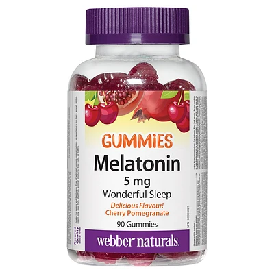 Webber Naturals Melatonin Gummies - 5mg - 90's