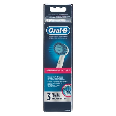 Oral-B Extra Soft Brush Heads - EB17-3ES - 3 pack