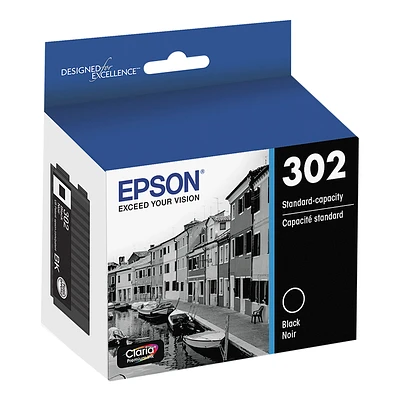 Epson 302 Claria Premium Ink - Black - T302020-S