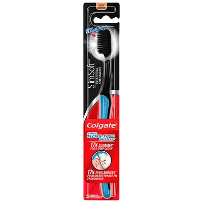 Colgate SlimSoft Charcoal Toothbrush - Soft