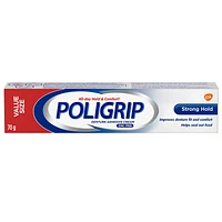 Poligrip Denture Adhesive Cream - Strong Hold - 70g