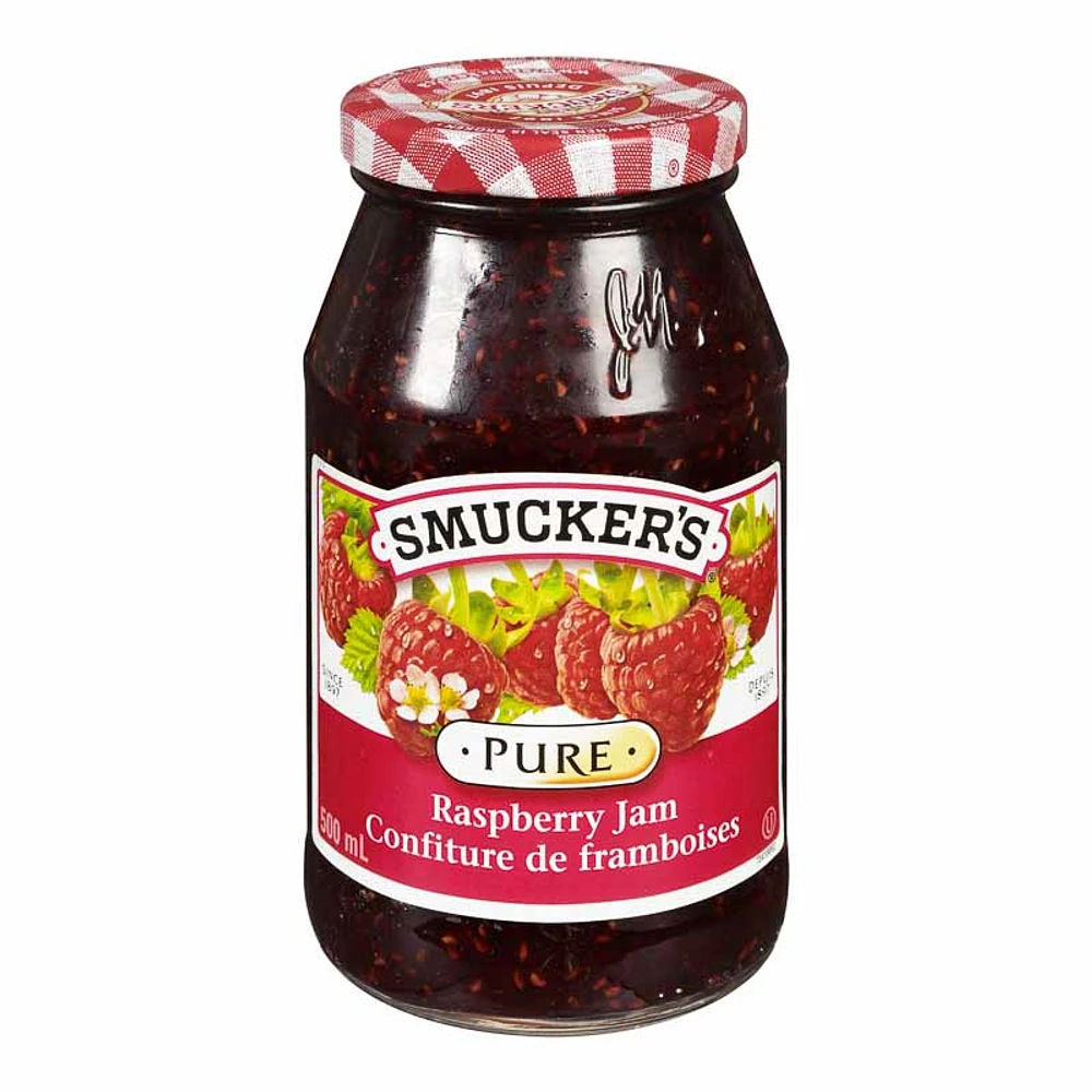 Smuckers Pure Jam - Raspberry - 500ml