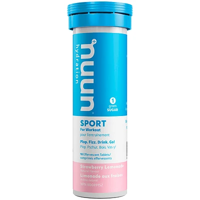 Nuun Hydration Sport Electrolyte Supplement - Strawberry Lemonade - 10s