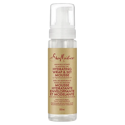 SheaMoisture Manuka Honey & Mafura Oil Hydrating Wrap and Set Mousse - 222ml