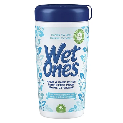 Wet Ones Wipes - Canister - 40's