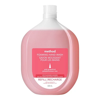 Method Foaming Hand Wash - Pink Grapefruit - 828ml