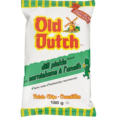 Old Dutch Potato Chips - Dill Pickle - 180g