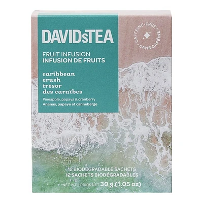 DAVIDsTEA Fruit Infusion Tea - Caribbean Crush - 12's