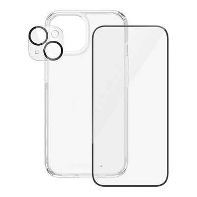 PanzerGlass 3-in-1 Pack Screen / Lens / Back Protector Kit for iPhone 15