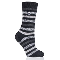 Heat Holders Women's Mono Twist Stripe Crew Socks