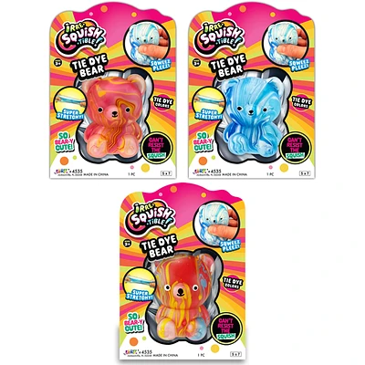 Irre Squish Tible! Tie Dye Bear - Assorted