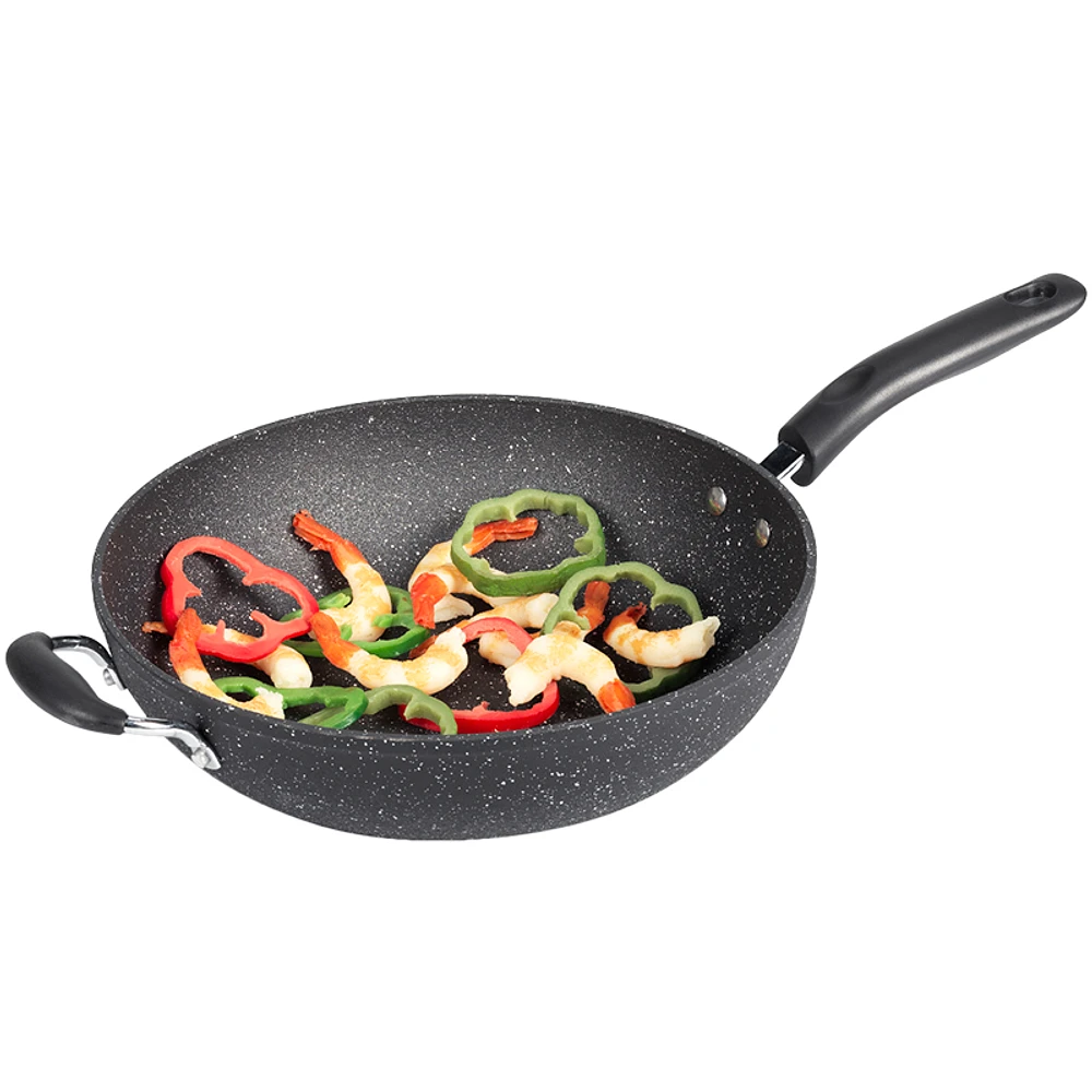 The Rock Wok Pan - Black - 32cm