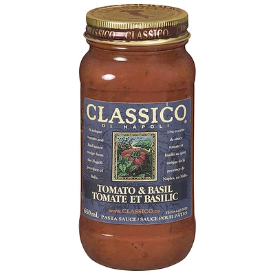 Classico Pasta Sauce - Tomato & Basil - 650ml