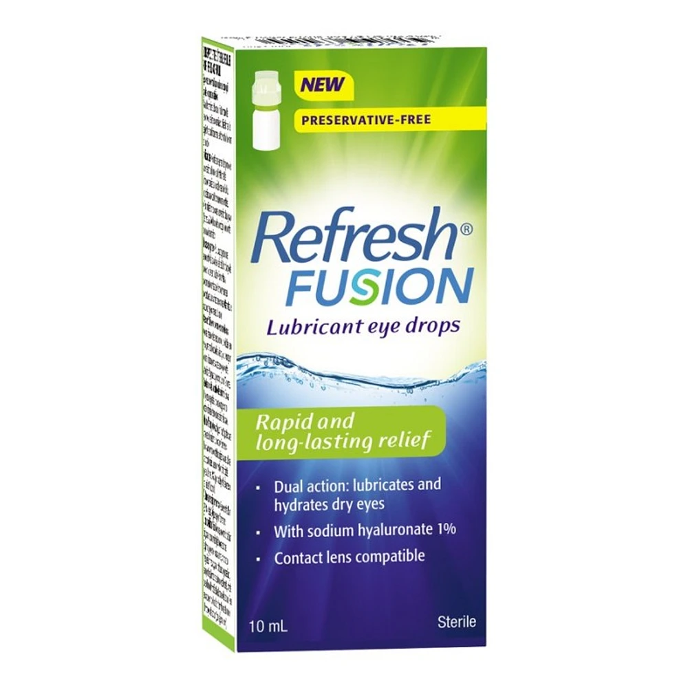 Refresh Fusion Lubricant Eye Drops - 10ml