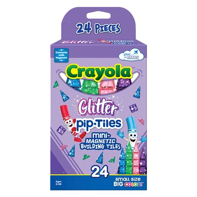 Crayola Glitter Magnetic Tiles - 40 pieces / 24 piece set