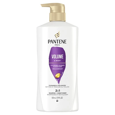 Pantene PRO-V Volume and Body 2-In-1 Shampoo + Conditioner - 530ml