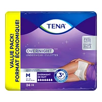 Tena Unisex Incontinence Pants - Overnight - Medium - 24's