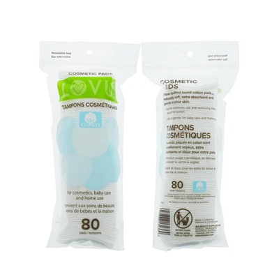 Lovu Cosmetic Pads - 80 pads
