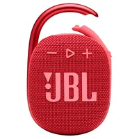 JBL Clip 4 Portable Bluetooth Speaker - Red - JBLCLIP4REDAM