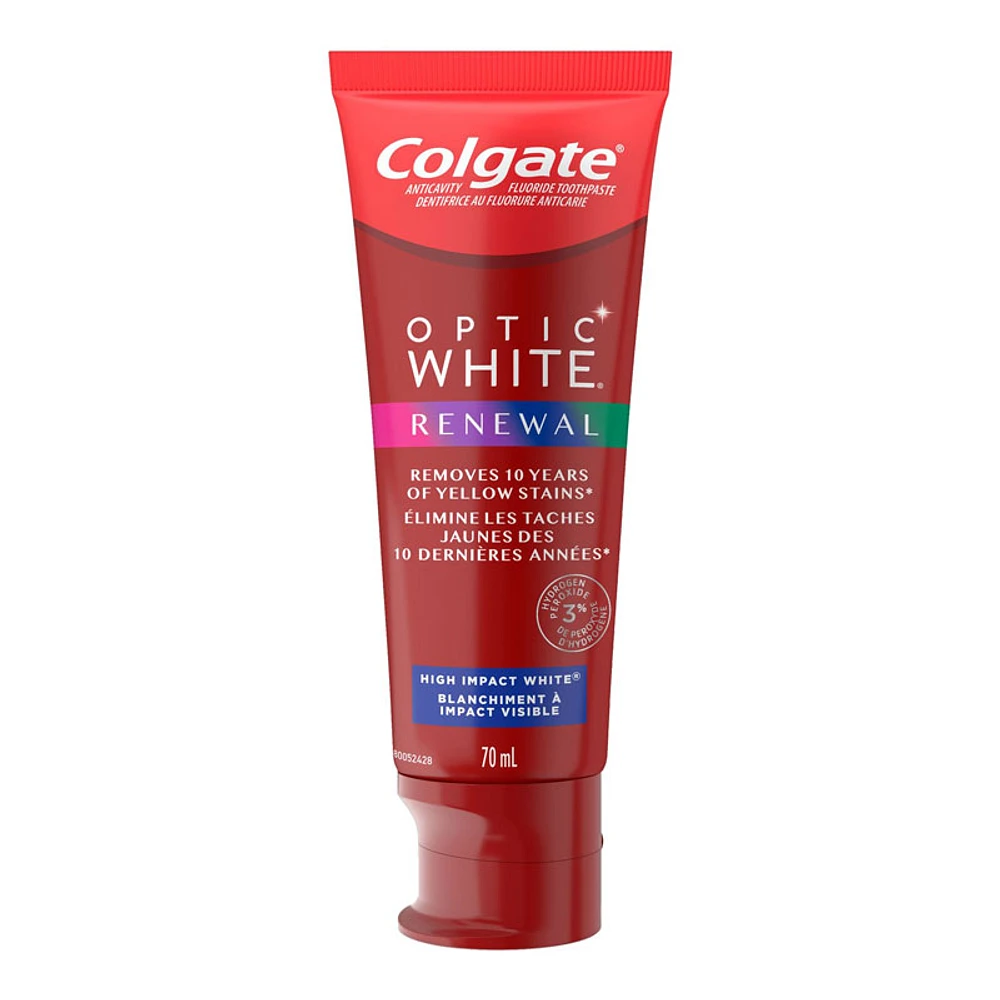 Colgate Optic White Renewal Fluoride - High Impact White - 70ml