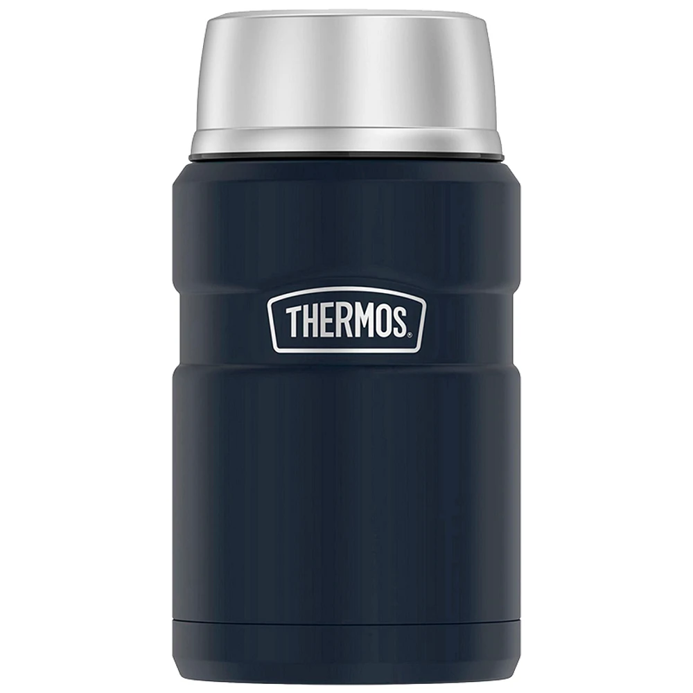 Thermos Stainless King Vacuum Food Jar - Blue - 710ml