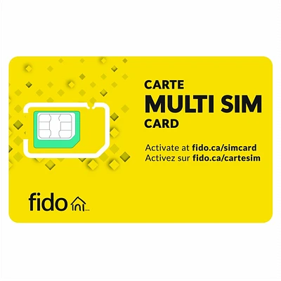Fido 3 in 1 SIM Card