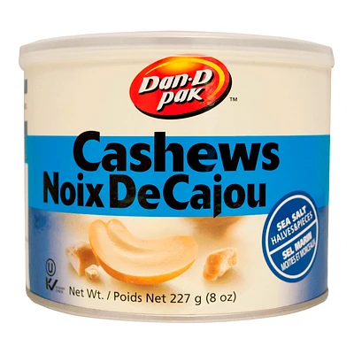 Dan-D-Pak Cashews - Sea Salt Halves & Pieces - 227g