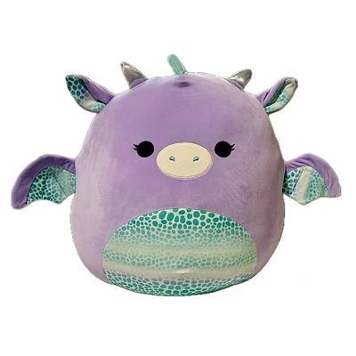 Squishmallows Stuffed Dragon Animal Plush Toy - Drow - 20 Inch