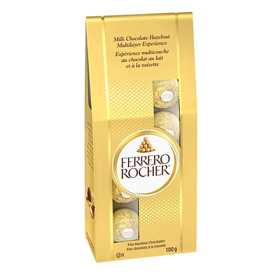 Ferrero Rocher Milk Chocolate Bar - Fine Hazelnut Milk - 8's - 100g