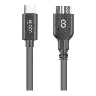 LOGiiX USB-C to Micro-USB Type B Cable - 50cm