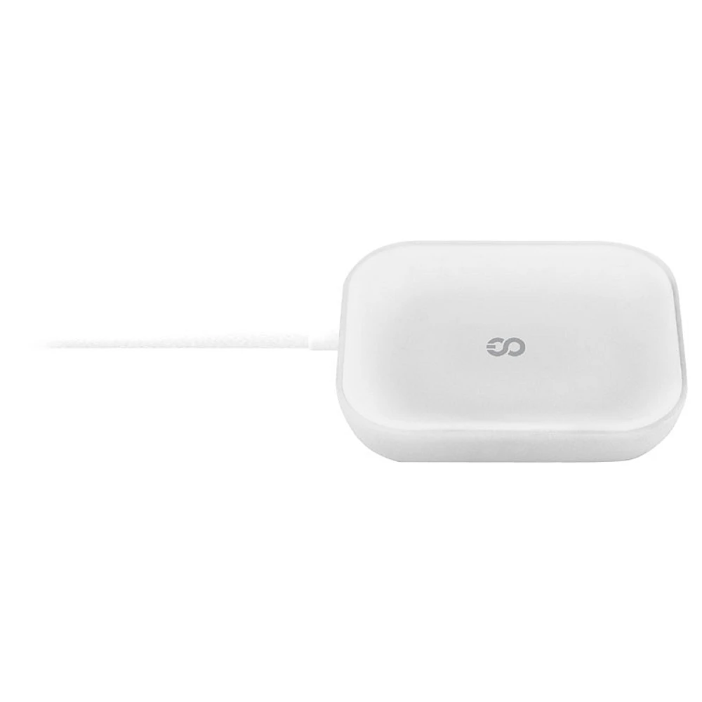 Logiix Wireless Charging Pad for AirPods/AirPods Pro - White - LGX-13066