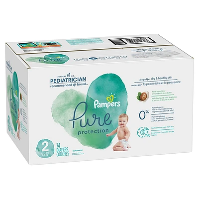 Pampers Pure - Size 2 - 74's