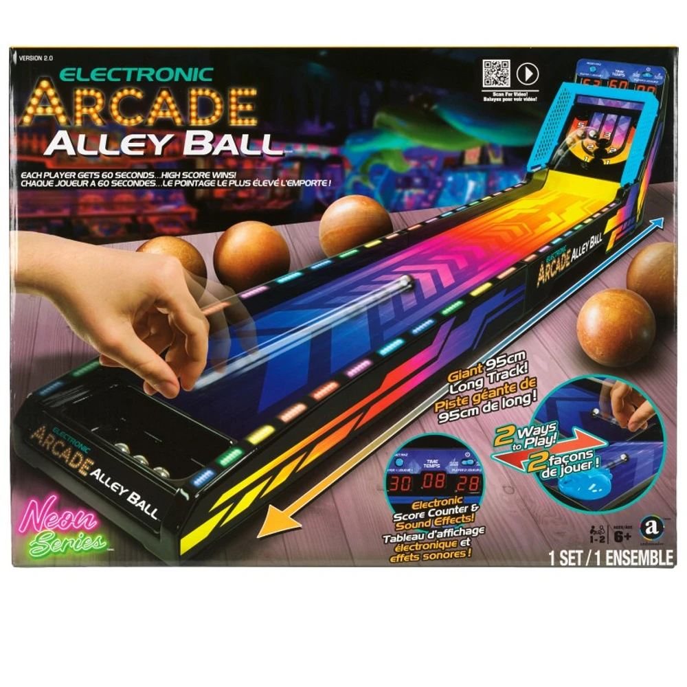 Electronic Arcade Alley Ball - Neon