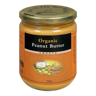 Nuts to You Nut Butter Organic Smooth Peanut Butter - 500g