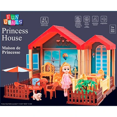 Toy Target Princess House Toy Set - 28X35X13CM
