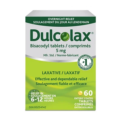 DulcoLax Bisacodyl Tablets - 60s