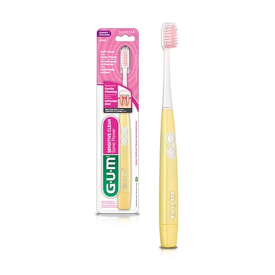 G.U.M Sensitive Clean Sonic Battery-Powered Toothbrush - Ultrasoft