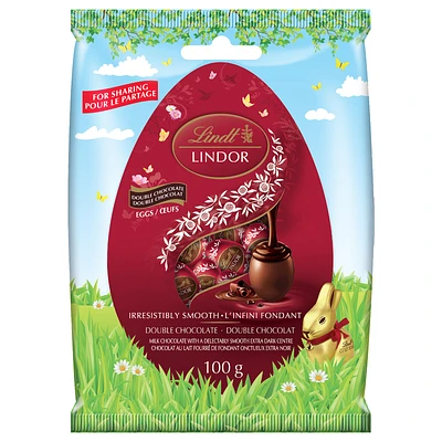 Lindt Lindor Double Chocolate Mini Eggs - 100g